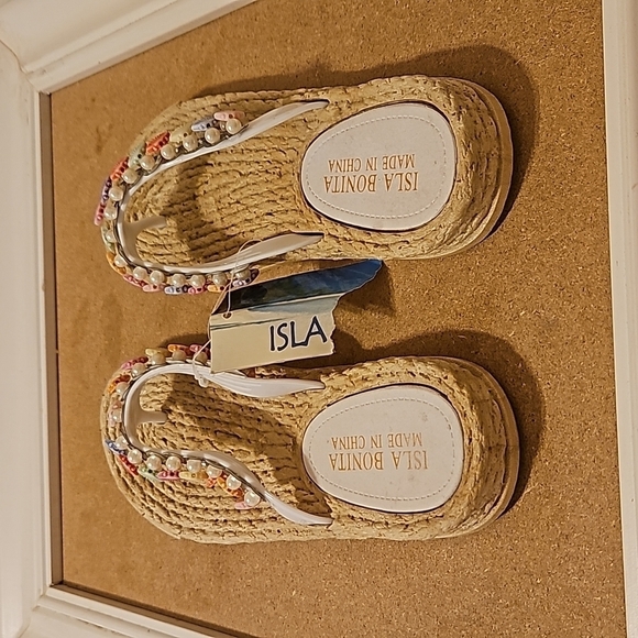 NWT Isla Bonita Shell thong sandals size 6 - Picture 4 of 7